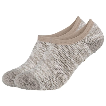 Camano Damen Sneaker Socken Warm & Cozy ABS-Antirutschsocken mit Noppen 1 Paar Mouline Cosy