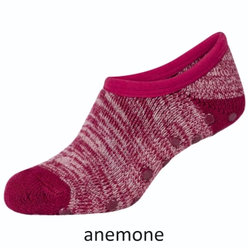 Camano Damen Sneaker Socken Warm & Cozy ABS-Antirutschsocken mit Noppen 1 Paar Mouline Cosy