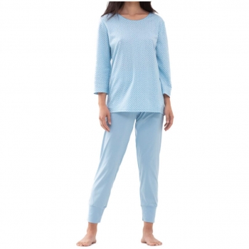 Mey Damen 7/8 Schlafanzug Serie Emelie Pyjama