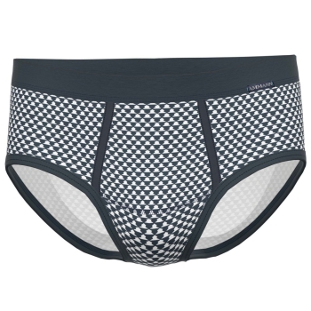 Ammann Herren Slip mit Eingriff Fashion Feinripp