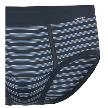 Preview: Ammann Herren Slip mit Eingriff Fashion Feinripp