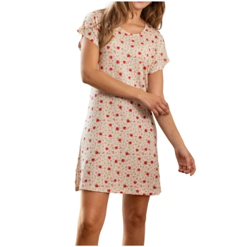 Nina von C. Damen Nachthemd Summer Classics Loungewear Night-Shirt Modal