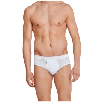 Schiesser Herren Slip mit Eingriff Long Life Cotton Sportslip