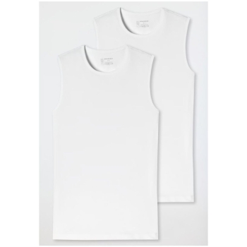 Preview: Schiesser Herren Unterhemden 95/5 2er Pack Tanktops Organic Cotton