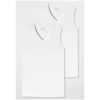 Preview: Schiesser Herren Unterhemden 95/5 2er Pack Tanktops Organic Cotton
