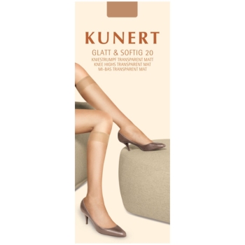 Kunert Glatt & Softig 20 Kniestrumpf 3er Pack