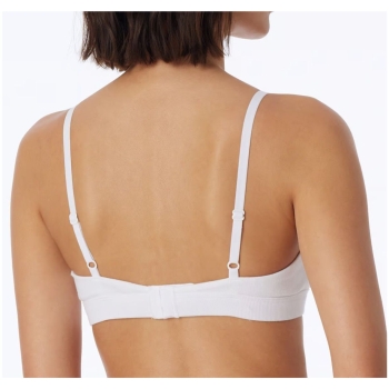 Preview: Schiesser Damen Soft-BH ohne Bügel Pure Rib
