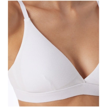 Preview: Schiesser Damen Soft-BH ohne Bügel Pure Rib