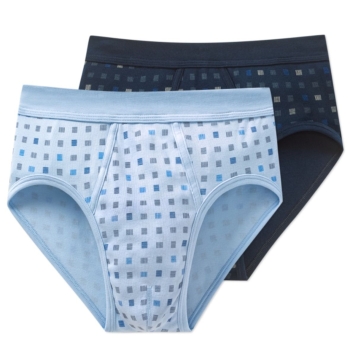 Preview: Schiesser Herren Slips mit Eingriff Essentials 2er Pack Sportslips