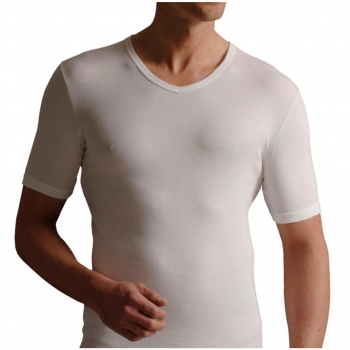 Ammann Herren Unterhemd Feinripp Premium V-Shirt