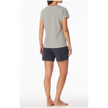 Schiesser Damen kurzer Schlafanzug Casual Essentials