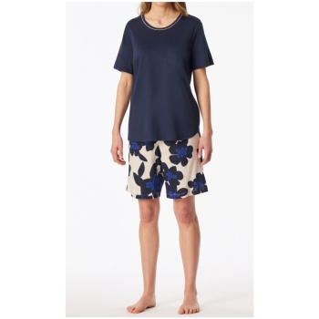 Schiesser Damen kurzer Schlafanzug Comfort Nightwear