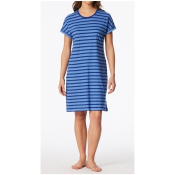 Preview: Schiesser Damen kurzarm Nachthemd Casual Essentials Sleepshirt