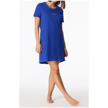 Schiesser Damen kurzarm Nachthemd Casual Essentials Sleepshirt
