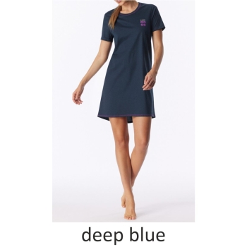 Preview: Schiesser Damen kurzarm Nachthemd Casual Essentials Sleepshirt
