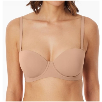 Schiesser Damen Bandeau-BH Unique Micro mit abnehmbaren Trägern