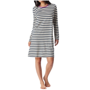 Schiesser Damen Nachthemd langarm Casual Essentials