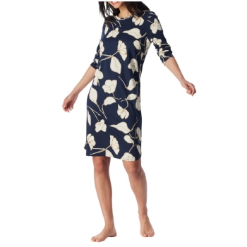 Schiesser Damen langarm Nachthemd Comfort Nightwear Sleepshirt
