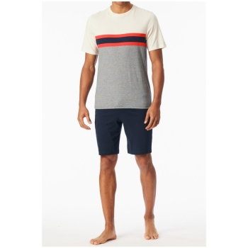 Schiesser Herren kurzer Schlafanzug Casual Nightwear