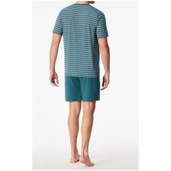 Preview: Schiesser Herren kurzer Schlafanzug Long Life Soft