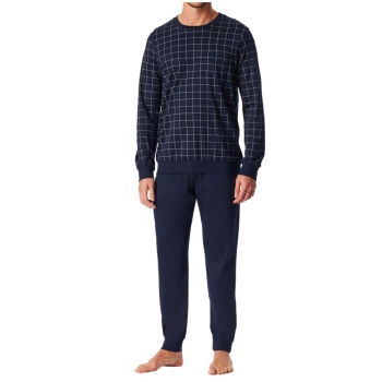 Schiesser Herren langer Schlafanzug Fine Interlock
