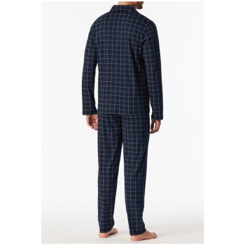 Preview: Schiesser Herren langer Pyjama Fine Interlock Schlafanzug