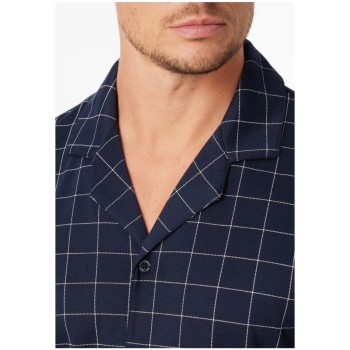 Preview: Schiesser Herren langer Pyjama Fine Interlock Schlafanzug