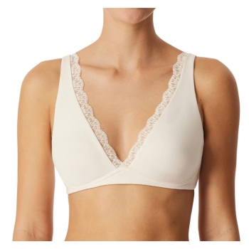 Schiesser Damen Soft-BH ohne Bügel gemoldet Unique Cotton