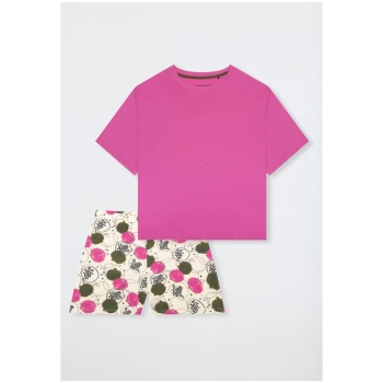 Preview: Schiesser Damen kurzer Schlafanzug Casual Fashion