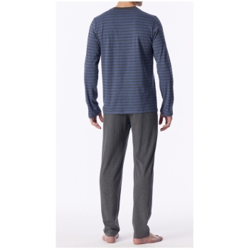 Preview: Schiesser Herren langer Schlafanzug Casual Nightwear