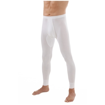 Comazo Platin Herren Hose lang Feinripp