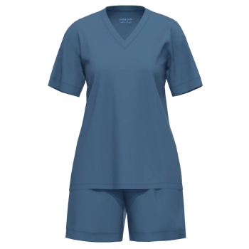 Ammann Damen kurzer Schlafanzug Modal Deluxe Pyjama kurz