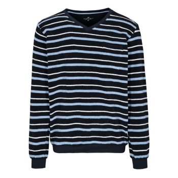 Preview: Basefield Herren langer Schlafanzug Frottee Pyjama lang