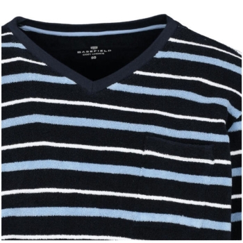 Preview: Basefield Herren langer Schlafanzug Frottee Pyjama lang