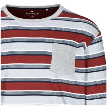 Preview: Basefield Herren langer Schlafanzug Interlock Pyjama lang