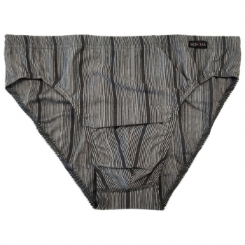 Schöller Herren Slip Black Patterned