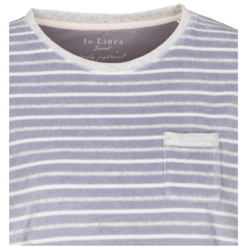 Preview: In Linea Damen langer Schlafanzug Secret Velours Pyjama lang