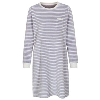 In Linea Damen langarm Nachthemd Secret Velours Sleepshirt