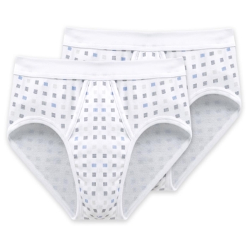 Schiesser Herren Slips mit Eingriff Essentials 2er Pack Sportslips