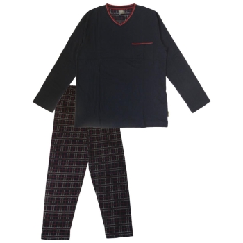 Esge Herren langer Schlafanzug Fashion