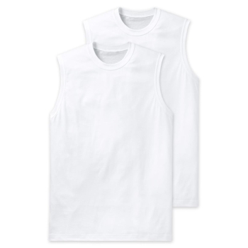 Schiesser Herren Unterhemden Essentials 2er Pack American Shirts Tank Tops