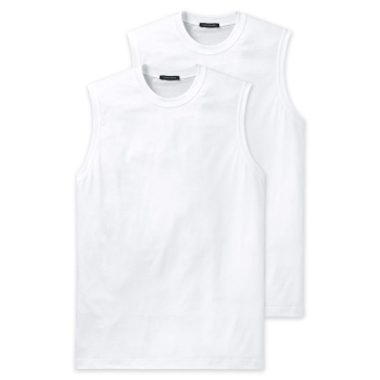 Schiesser Herren Unterhemden Essentials 2er Pack American Shirts Tank Tops
