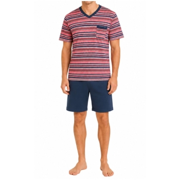 ESGE Herren kurzer Schlafanzug Fashion Pyjama kurz