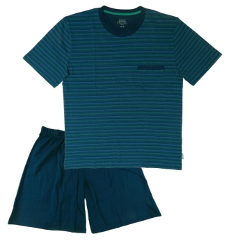 ESGE Herren kurzer Schlafanzug Fashion Pyjama kurz