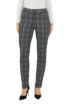 Robell Damen Hose Bella Slim fit Fashion