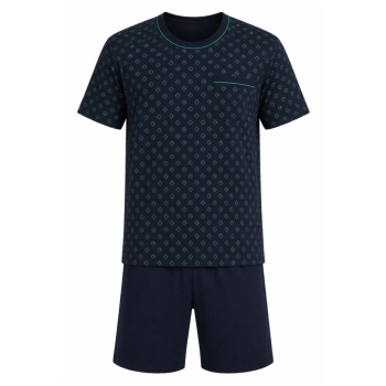 Preview: Cito Herren kurzer Schlafanzug Fashion Fashion Pyjama kurz