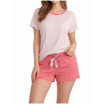 Pompadour Damen kurzer Schlafanzug Fashion Pyjama kurz