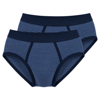 Ammann Herren Slips mit Eingriff Jeans 2er Pack