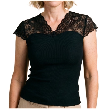 Nina von C. Wool Silk Deluxe Halbarm-Shirt Merinowolle/Seide