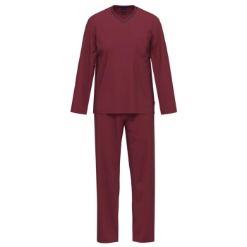 Ammann Herren langer Schlafanzug Nightwear Pyjama lang